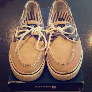 Sorry Topsider blue & tan